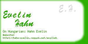 evelin hahn business card